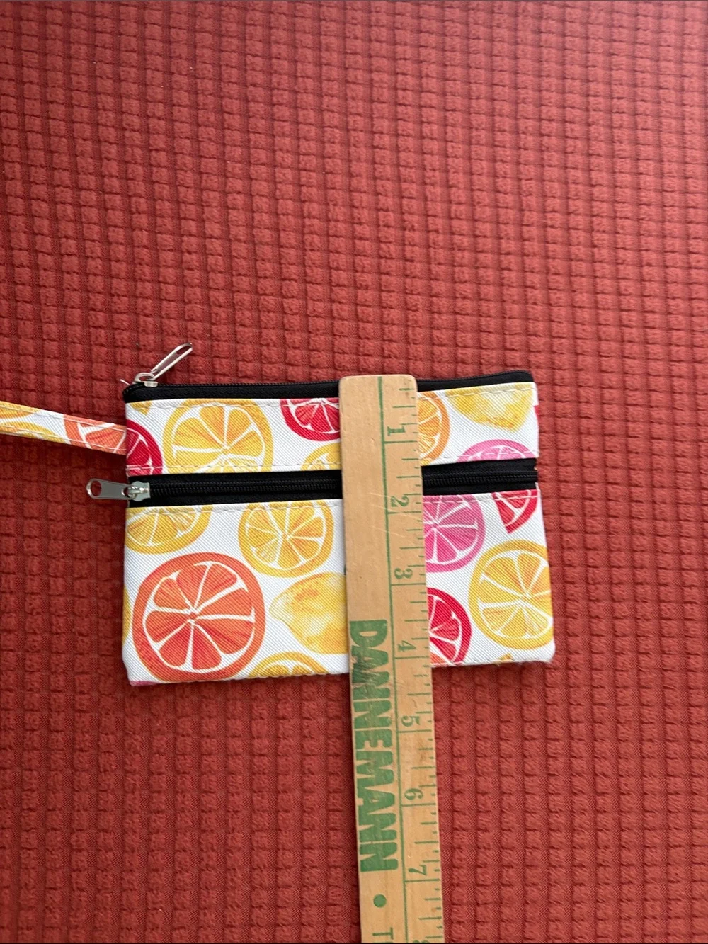🍋 (3) Lemon/Citrus Fruits Cosmetics Bags